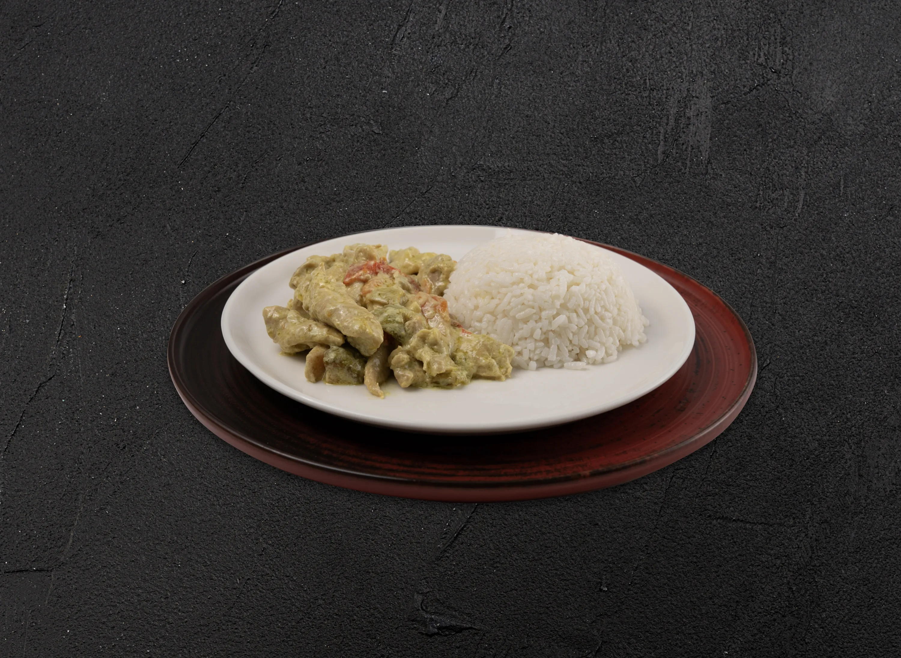 Köri Soslu Tavuk & Pirinç Pilavı